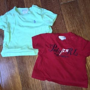 Polo Ralph Lauren size 3 months tshirts